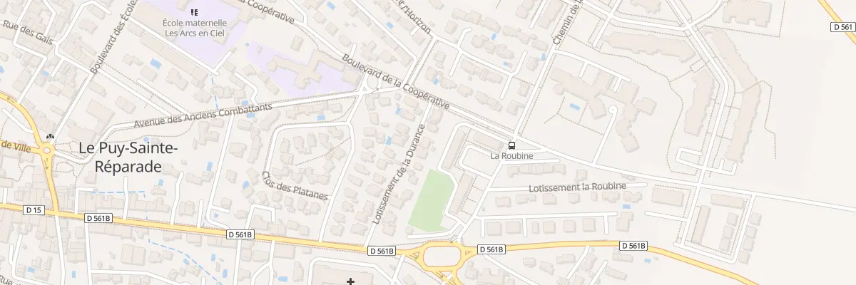 Plan du 9001 Lot de la Durance au Puy-Sainte-Réparade