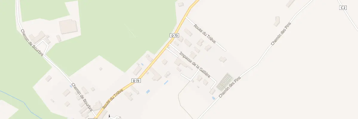 Plan du 698 Rte du Trieve à Burcin