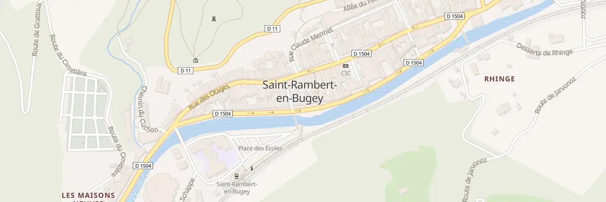 Plan du 2 Quai Lamartine à Saint-Rambert-en-Bugey