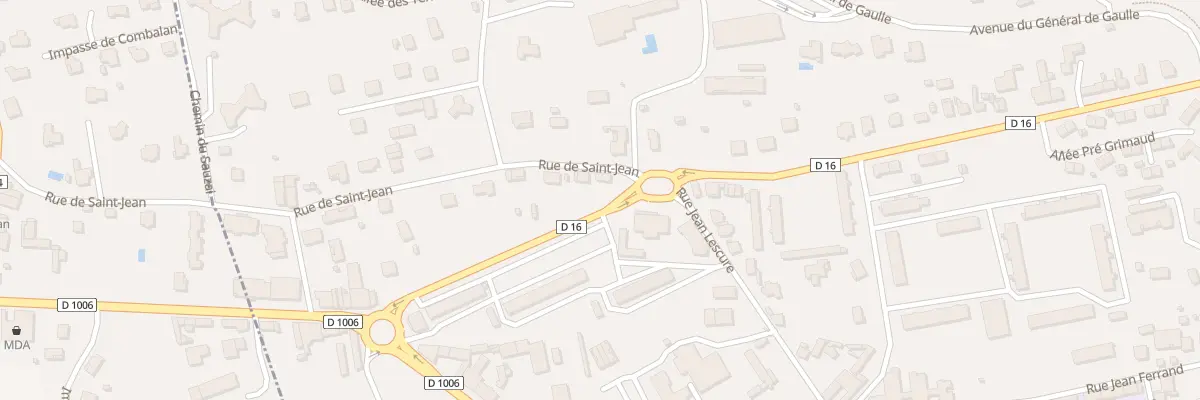 Plan du 1 Rue de Saint Jean à La Tour-du-Pin