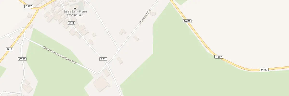 Plan du 3 Rue des Lilas à Trampot