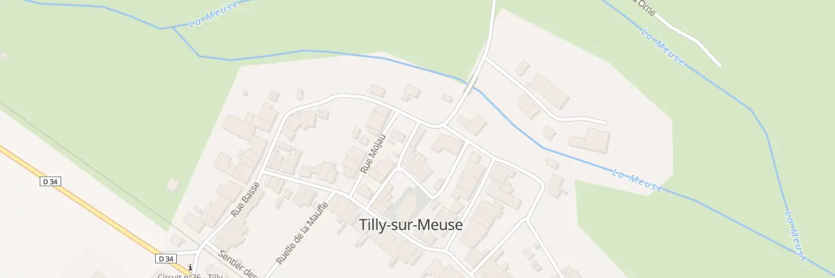 Plan du 2 Rue de la Place Brechamp à Tilly-sur-Meuse