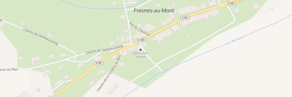 Plan du 14 Rue des Tassons à Fresnes-au-Mont