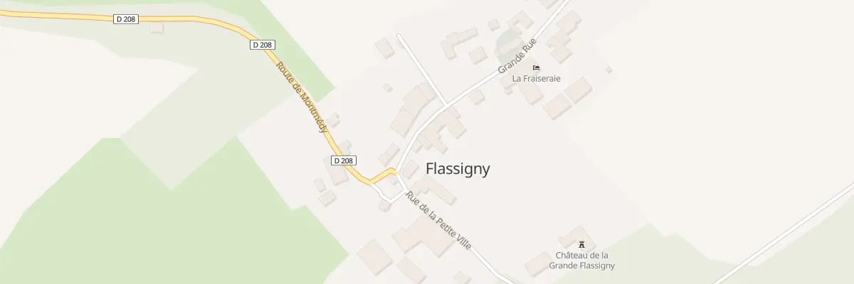 Plan du 4 Gr La Grande Rue à Flassigny