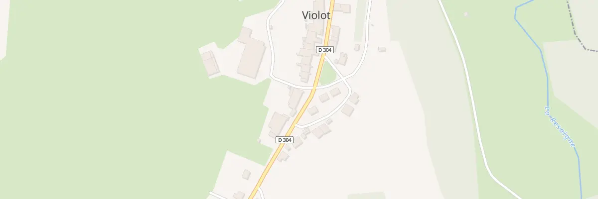 Plan du 40 Rue Grande Rue à Violot