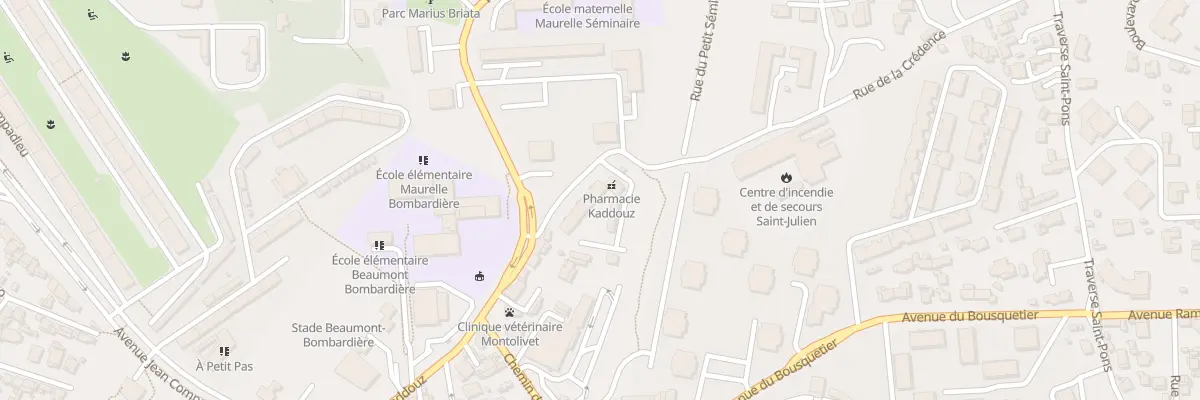 Plan du 264 Rue charles kaddouz à Marseille 12e Arrondissement