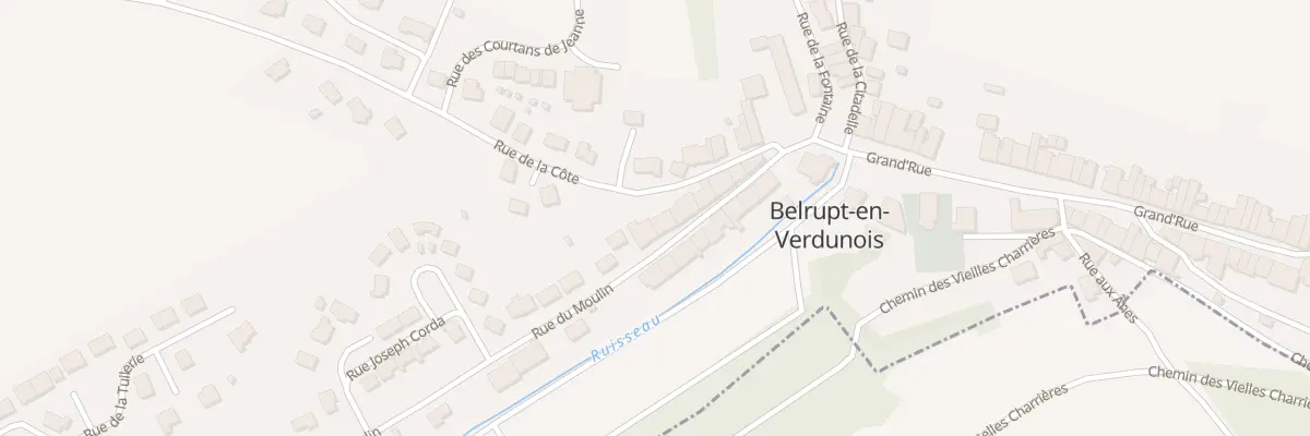 Plan du 10B Rue du Moulin à Belrupt-en-Verdunois