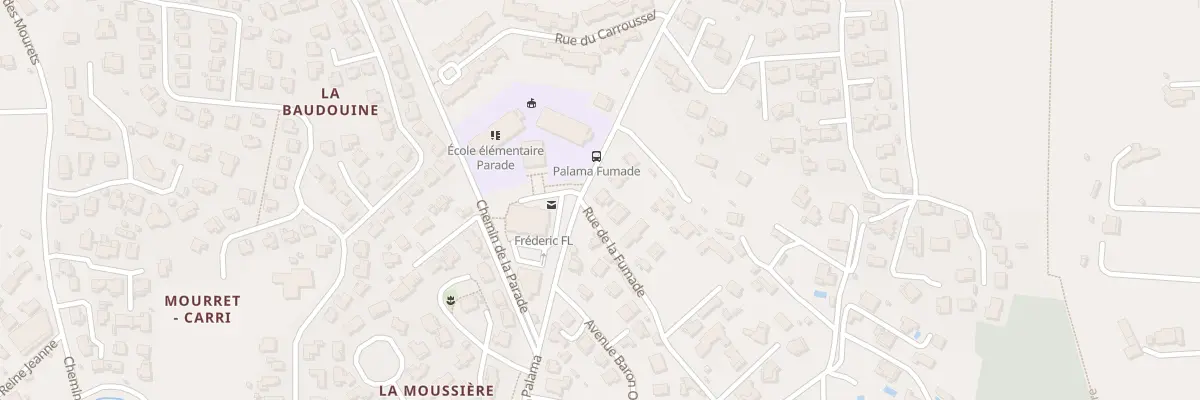 Plan du 1 Rue de la fumade à Marseille 13e Arrondissement