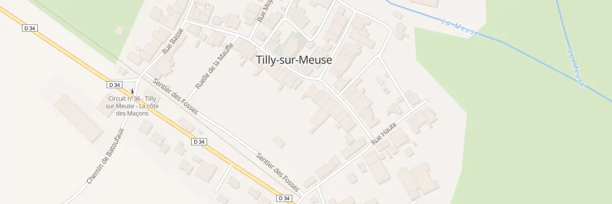 Plan du 30 Gr Grande Rue à Tilly-sur-Meuse