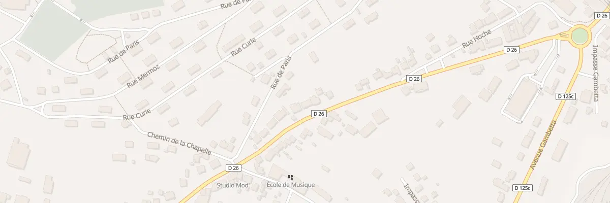 Plan du 41 Rue de la République à Chalindrey