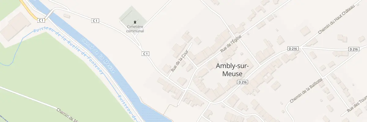 Plan du 2 Rue de la Cour à Ambly-sur-Meuse