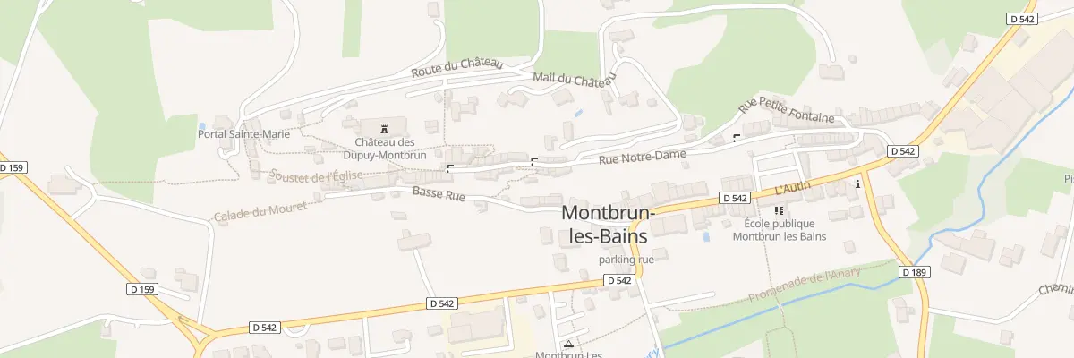 Plan du 5339 Le Village à Montbrun-les-Bains