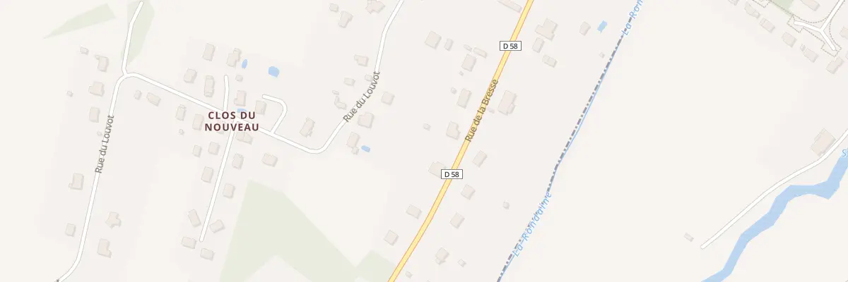 Plan du 5085 Rue de la Bresse à Nance