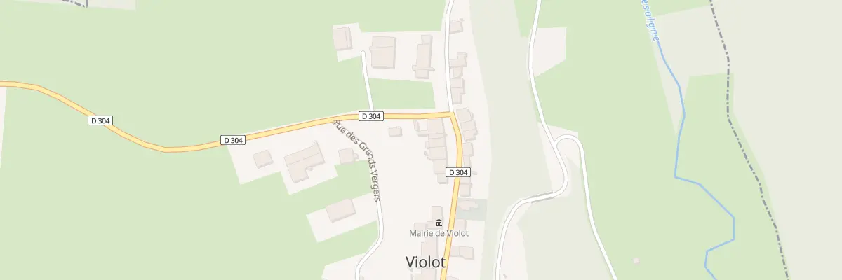 Plan du 12 Rue Grande Rue à Violot