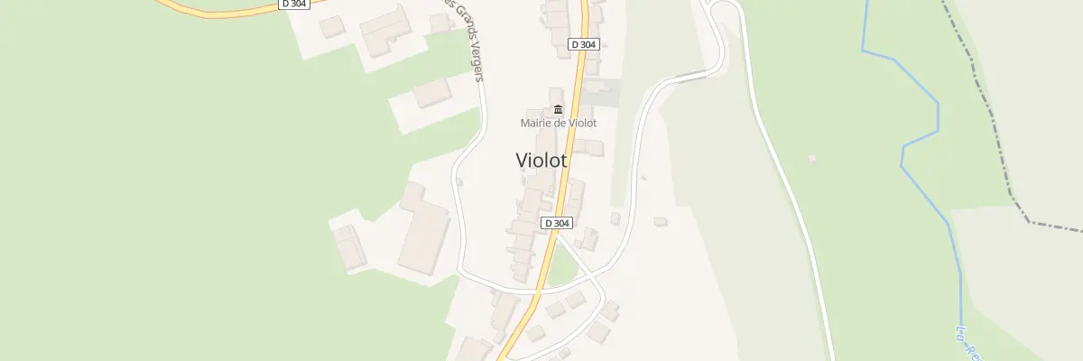 Plan du 28 Rue Grande Rue à Violot