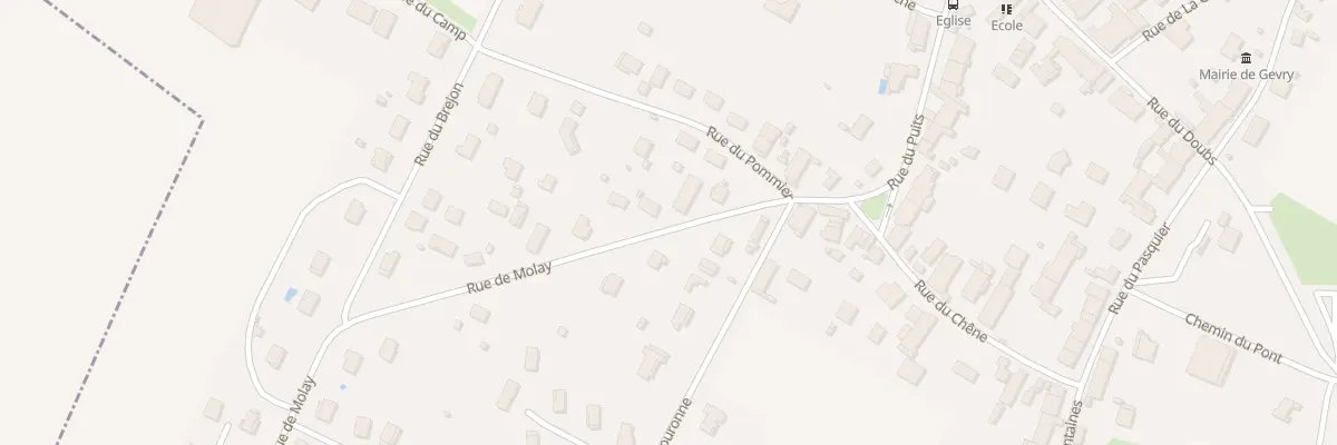 Plan du 4B Rue de Molay à Gevry