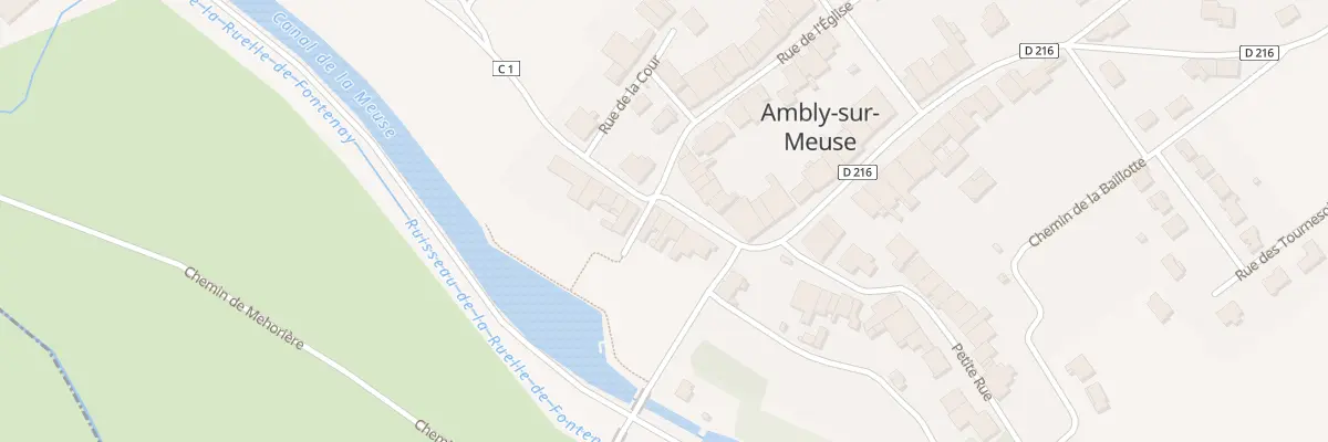 Plan du 5 Rue Neuve à Ambly-sur-Meuse