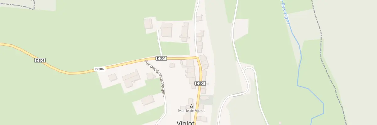 Plan du 10 Rte de Palaiseul à Violot