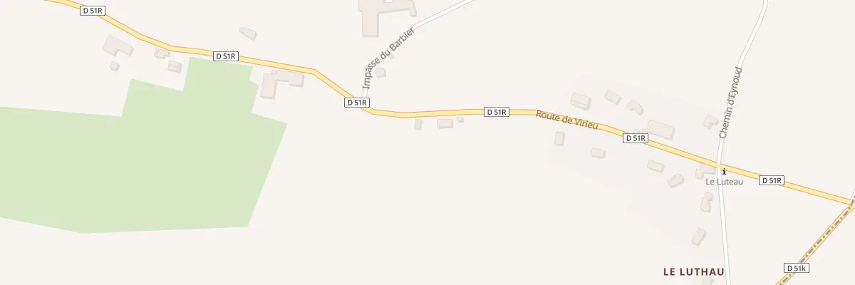 Plan du 144 Rte de Virieu à Doissin