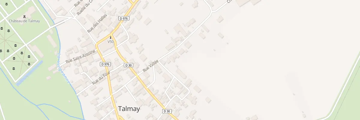 Plan du 26 Rue Vallée à Talmay