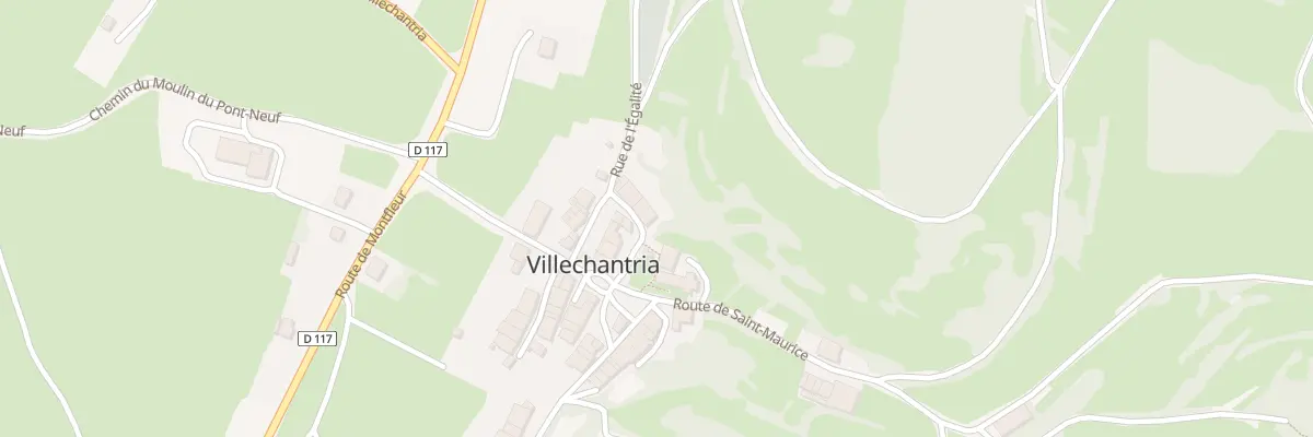 Plan du 2 Rue de l’Eglise - Villechantria à Val Suran
