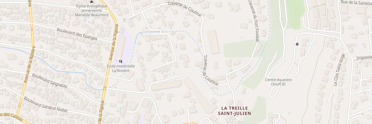 Plan du 48 Tsse de Courtrai à Marseille 12e Arrondissement