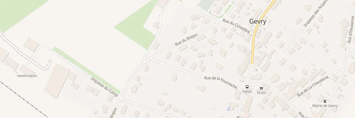 Plan du 10 Rue de la Fournache à Gevry