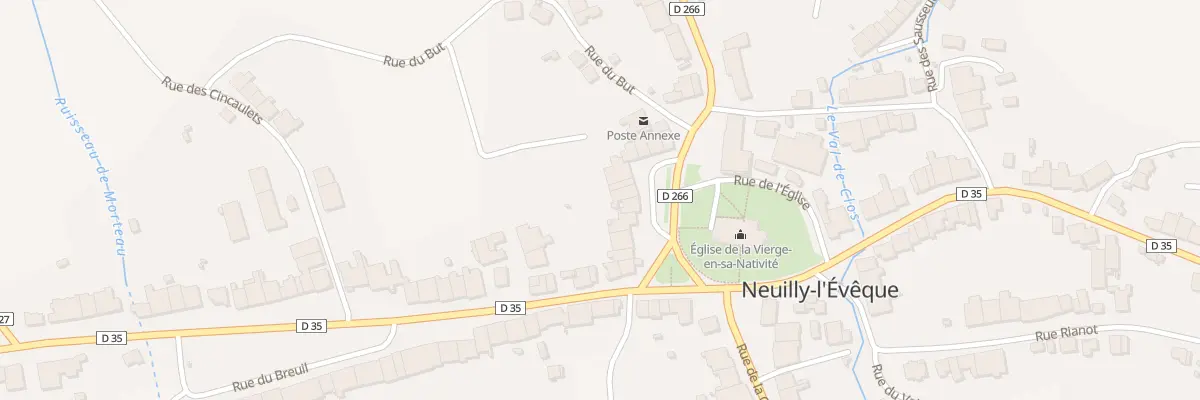 Plan du 9 Pl de la Mairie à Neuilly-l’Évêque