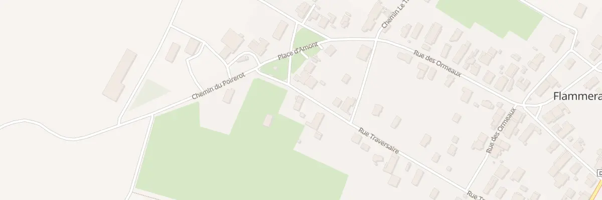 Plan du 23 Rue Traversaire à Flammerans