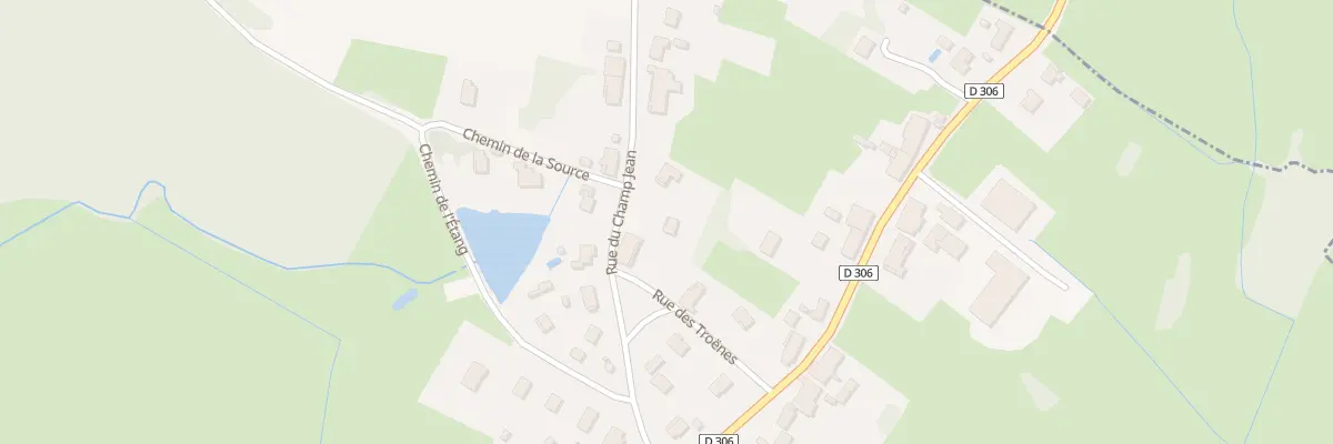 Plan du 216 Rue de Champs Jean à Condamine
