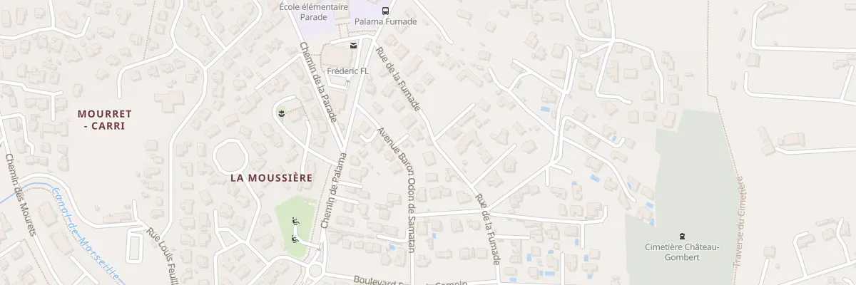 Plan du 16 Rue de la fumade à Marseille 13e Arrondissement