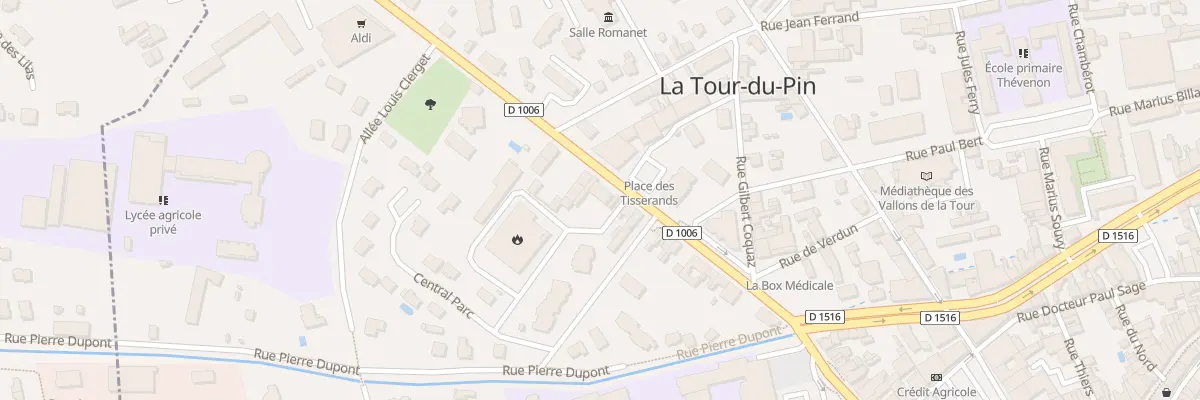 Plan du 29 Rue Pierre Vincendon à La Tour-du-Pin