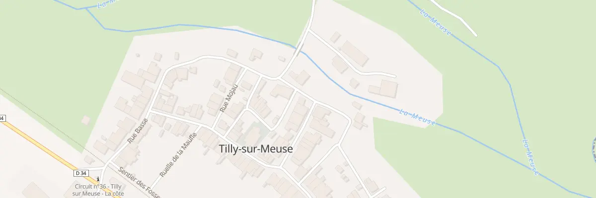 Plan du 13 Rue de l’Eau à Tilly-sur-Meuse