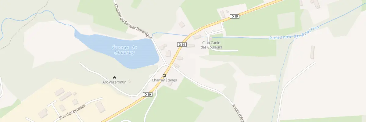 Plan du 45 Rte d’Anglour à Vézeronce-Curtin