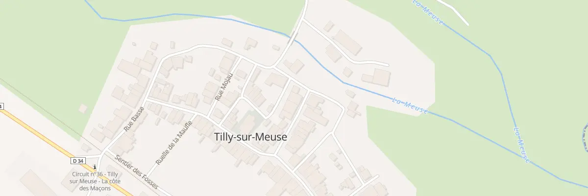 Plan du 11 Rue de l’Eau à Tilly-sur-Meuse