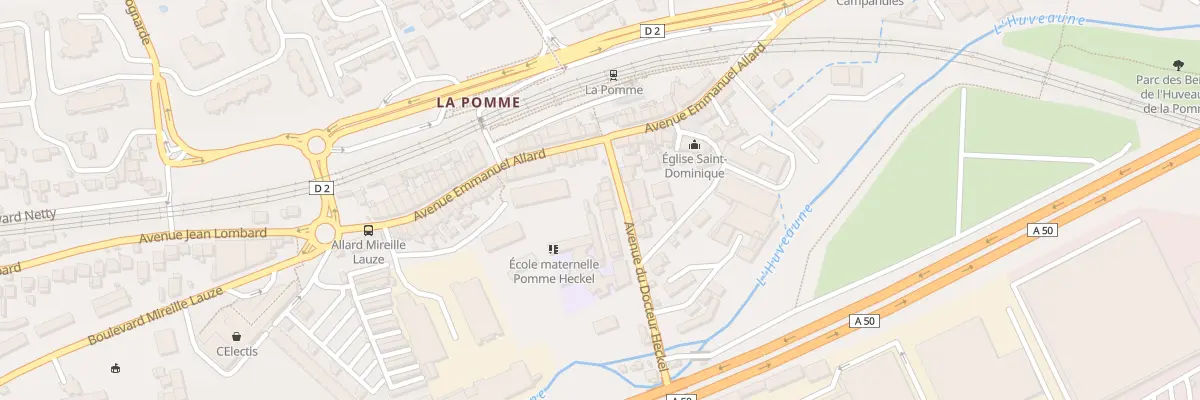 Plan du 12 Av du Docteur Heckel à Marseille 11e Arrondissement