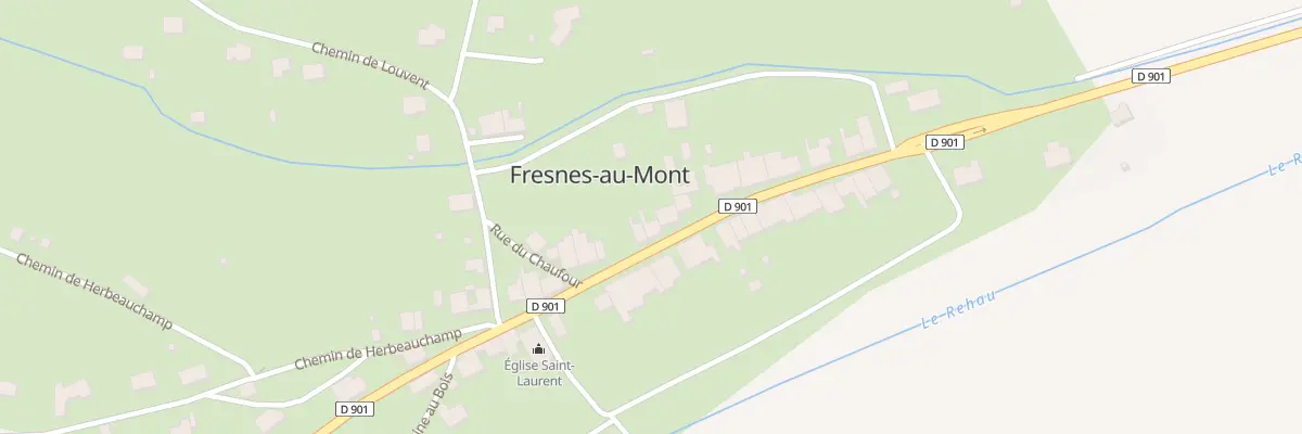 Plan du 33 Rue des Tassons à Fresnes-au-Mont