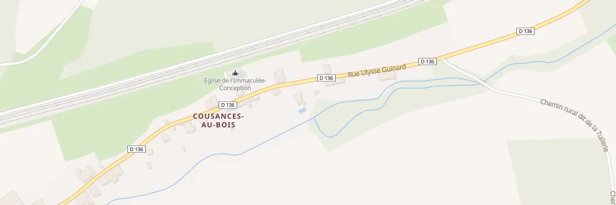 Plan du 26 Rue Ulysse Guinard à Cousances-lès-Triconville