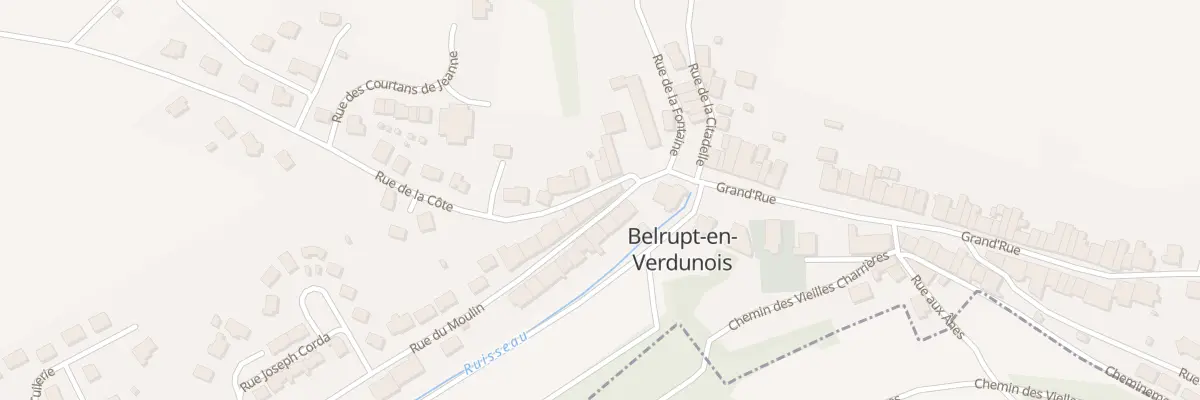 Plan du 4 Rue du Moulin à Belrupt-en-Verdunois