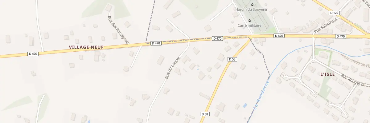 Plan du 140 Rue du Louvot à Nance