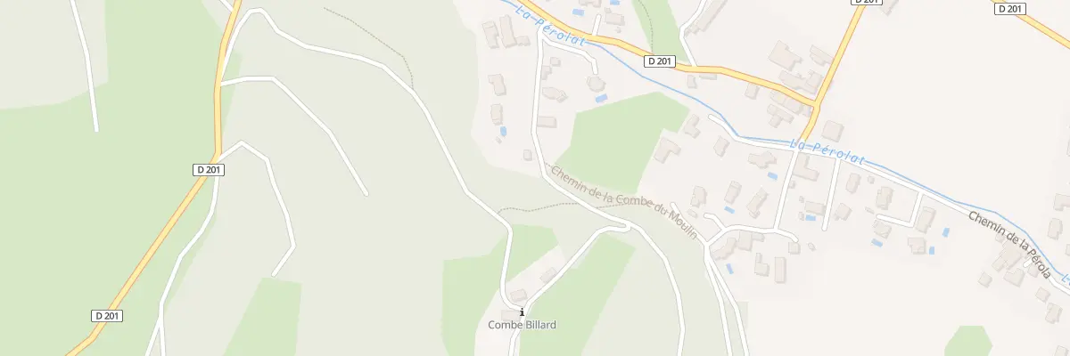 Plan du 125 Che de la Combe Billard à Cras