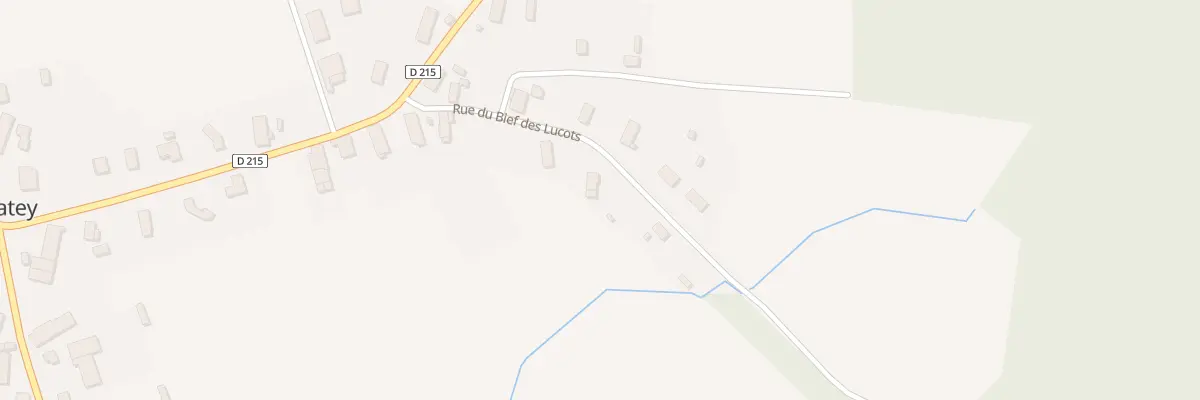 Plan du 8 Rue du Bief des Lucots à Gatey