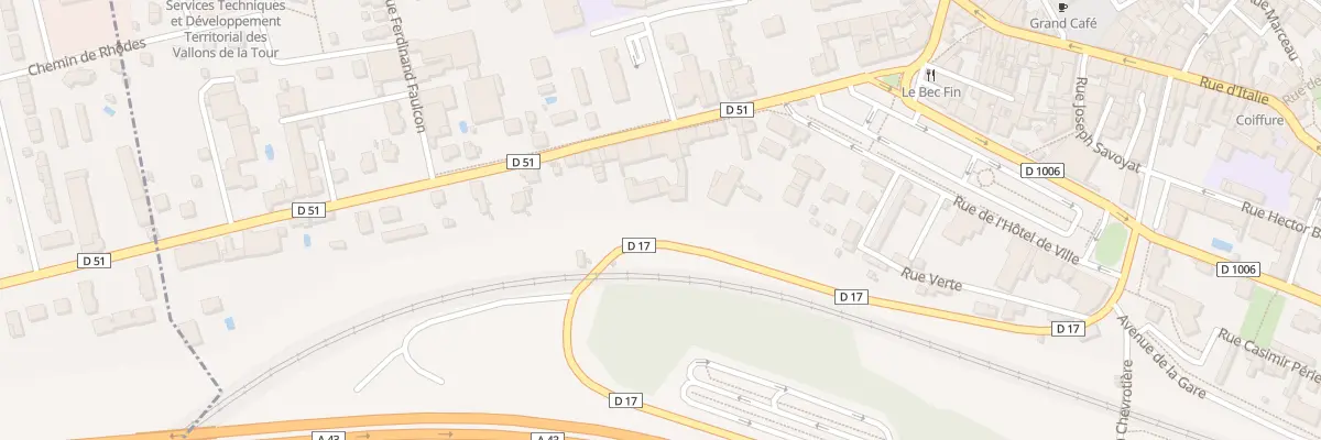 Plan du 17B Av Alsace Lorraine à La Tour-du-Pin