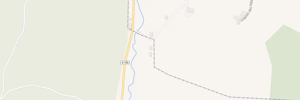 Plan du 1345 Che des Moreaux à La Chapelle-en-Vercors