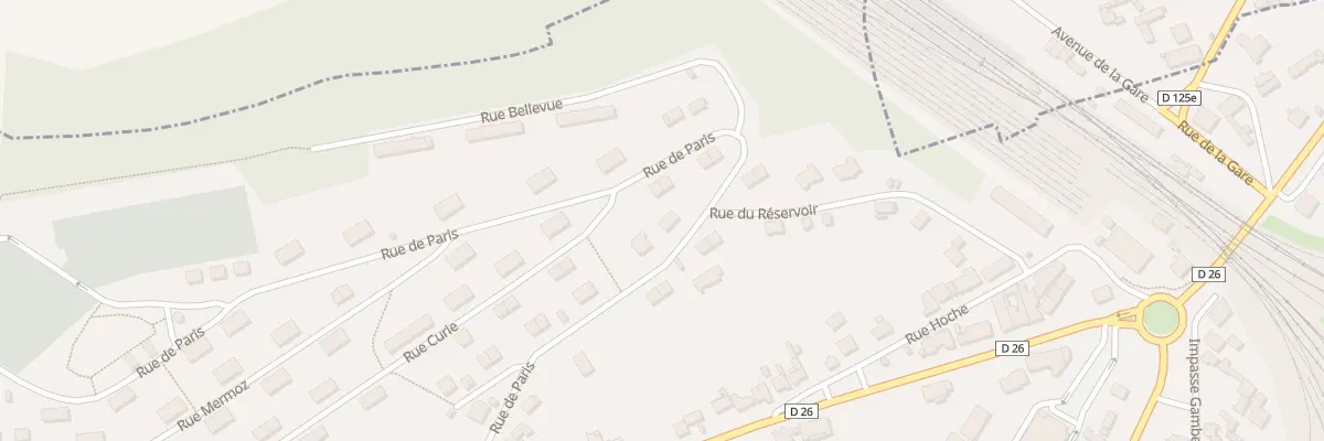 Plan du 17 Rue de Paris à Chalindrey