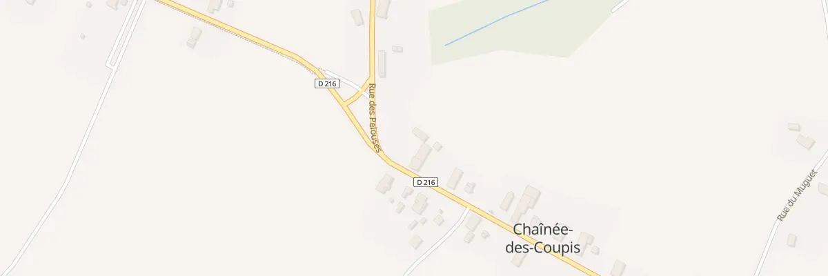 Plan du 1 Rue Grande Rue à Chaînée-des-Coupis
