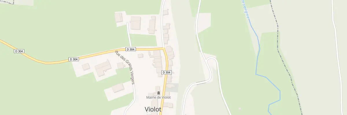 Plan du 13 Rue Grande Rue à Violot