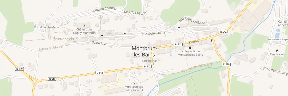 Plan du 5108 Le Village à Montbrun-les-Bains