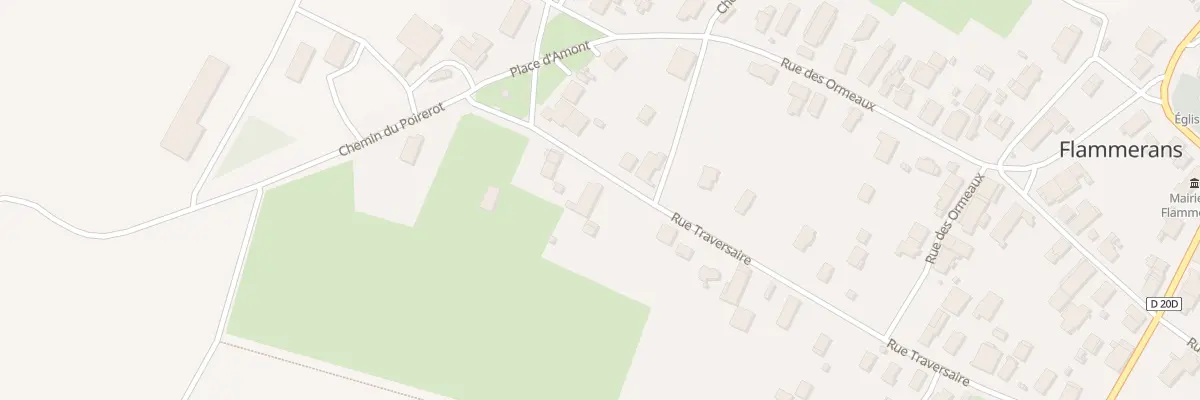 Plan du 21B Rue Traversaire à Flammerans