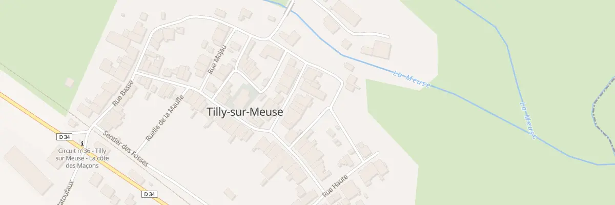 Plan du 8 Rue de l’Eau à Tilly-sur-Meuse